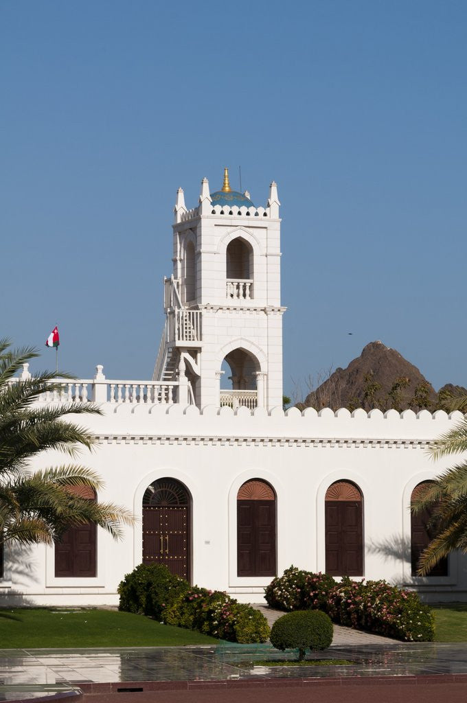 Detail of The mosque of Sultan Qaboos Palace by Anonymous