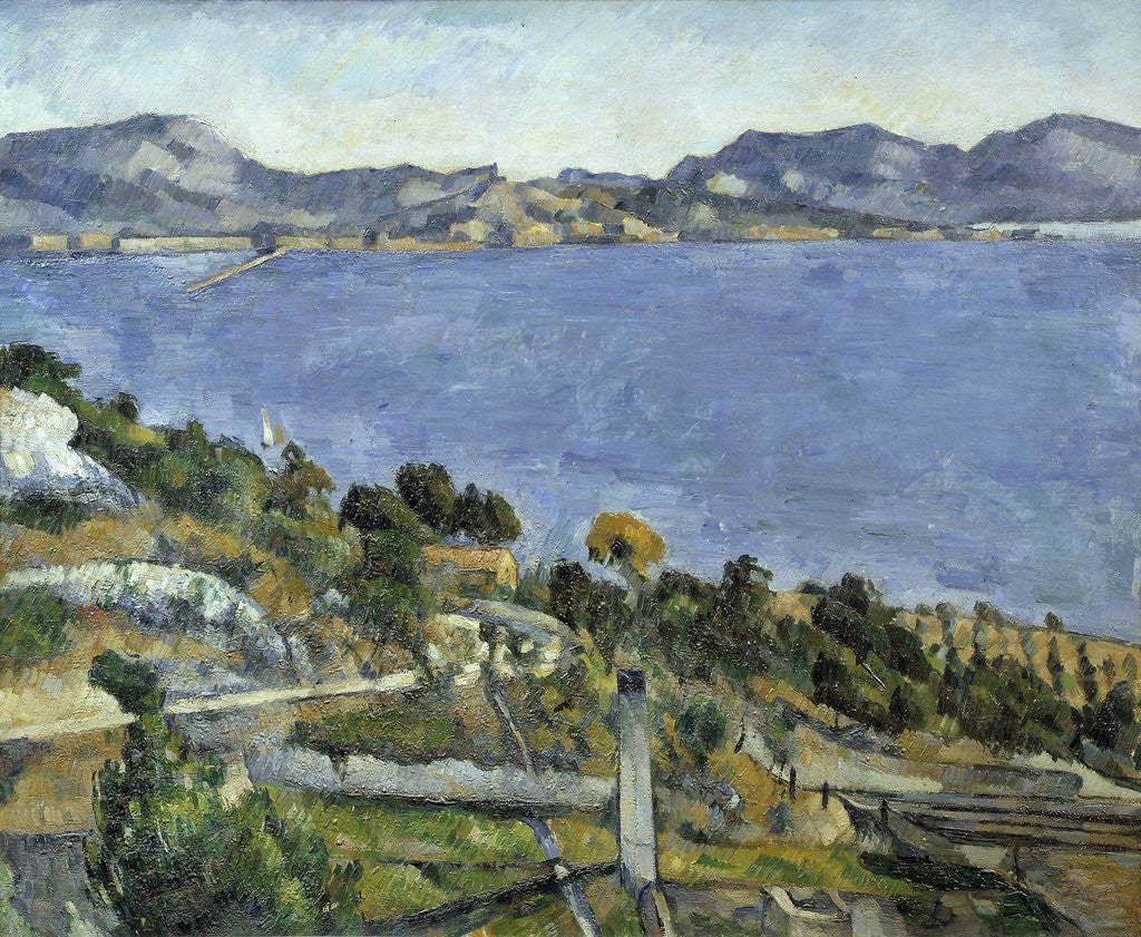 Detail of The Gulf of Marseille seen from L'Estaque by Anonymous