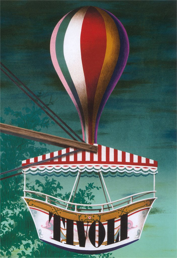 Detail of Travel Poster for Tivoli by Corbis