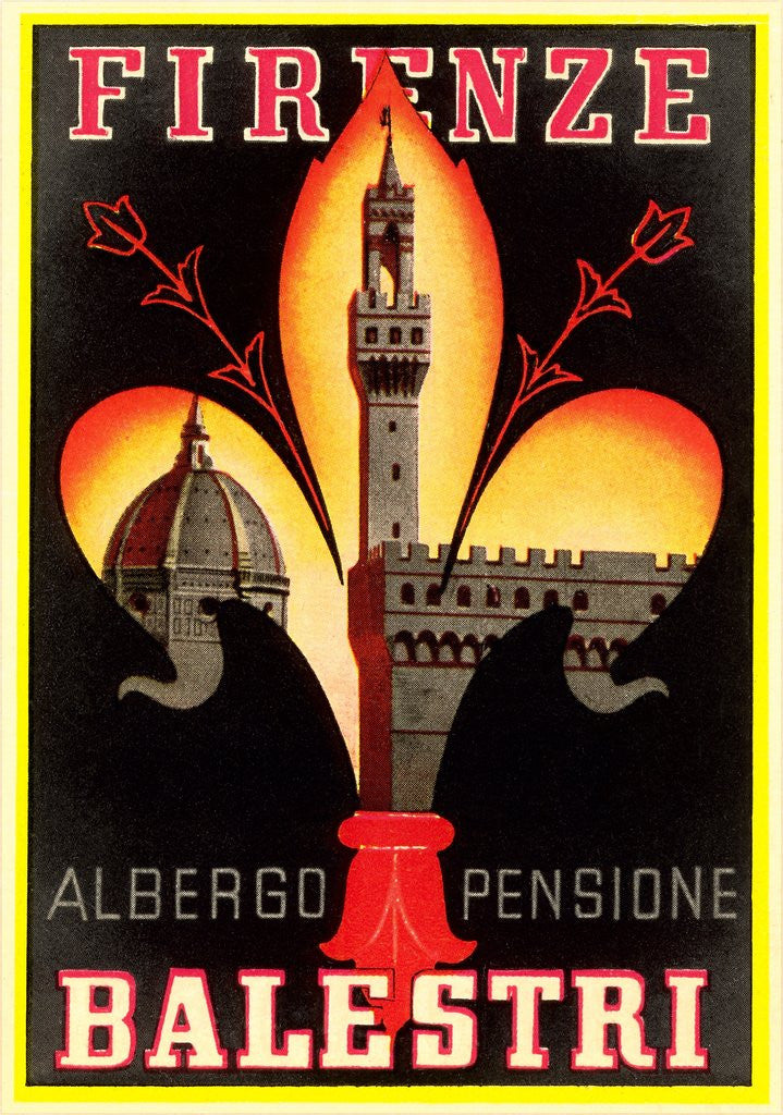 Detail of Albergo Pensione Balestri, Firenze by Corbis