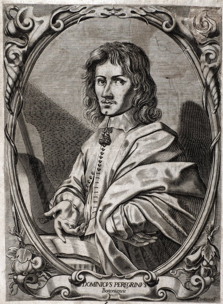 Detail of Portrait of Domenico Pellegrini by Anonymous