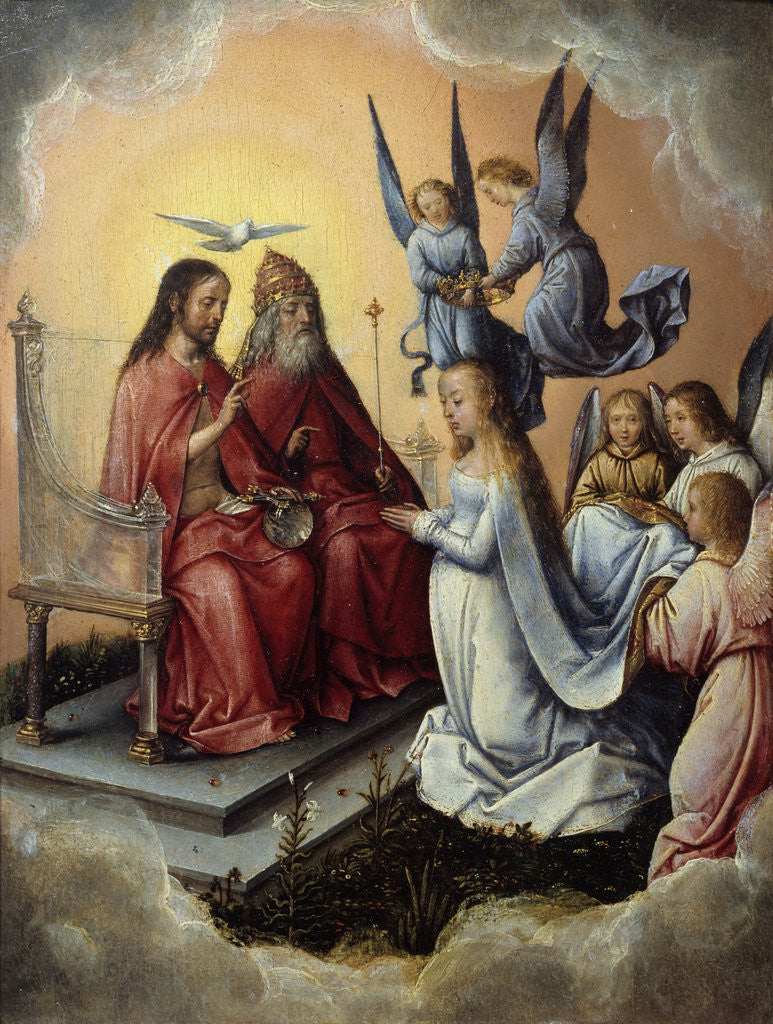 Detail of The Coronation of the Virgin by Michael Sittow