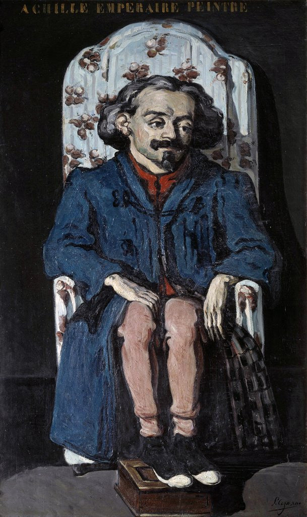 Detail of Portrait of Achille Emperaire by Paul Cezanne