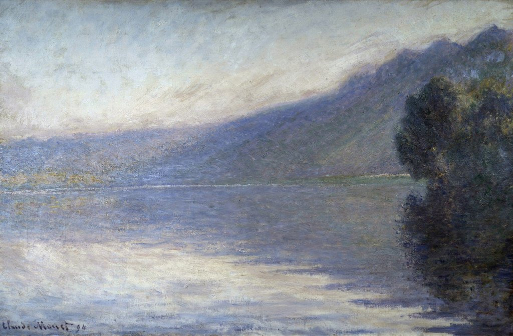 Detail of Mist on the Seine at Port Villez by Claude Monet