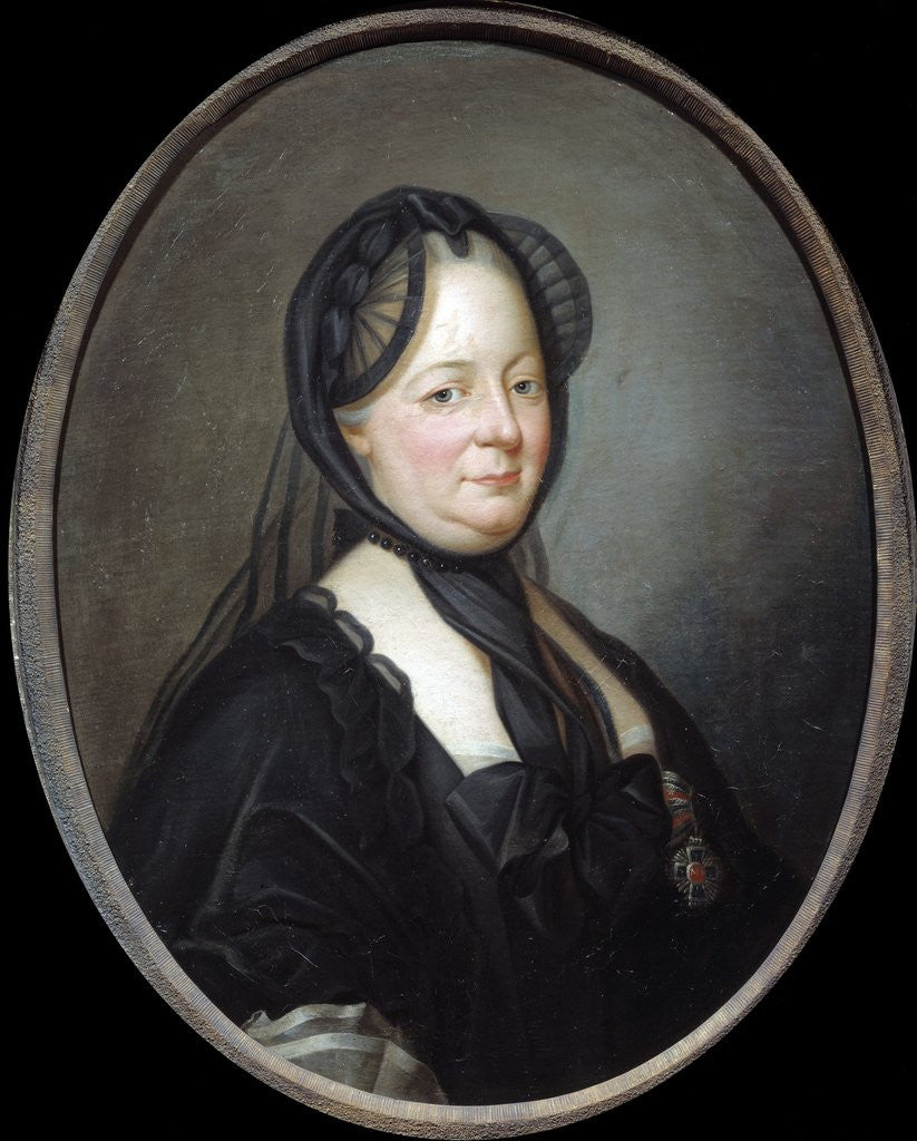 Detail of Portrait of Marie Therese of Austria by Joseph Ducreux