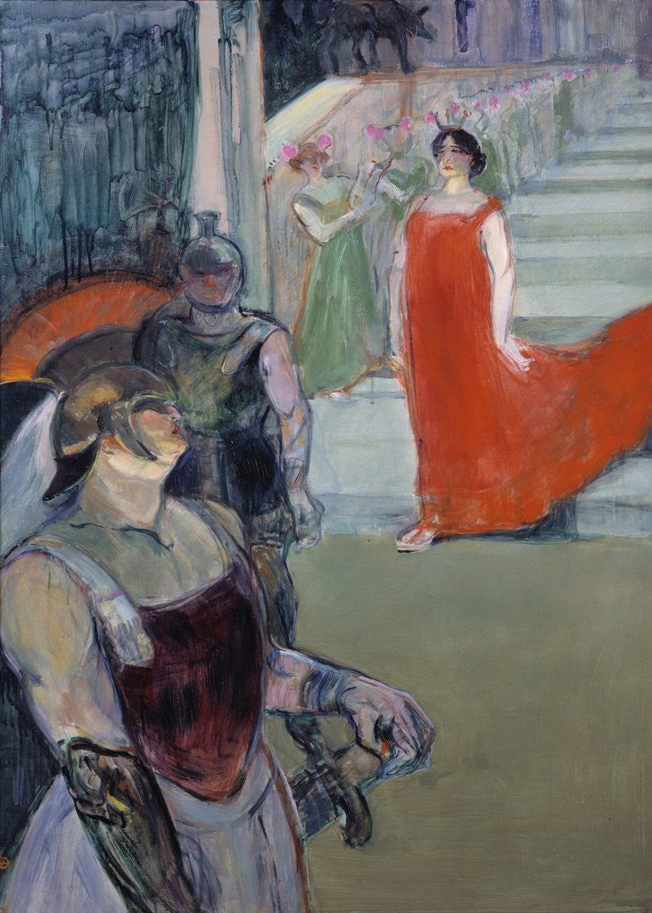 Detail of Messalina descending the staircase by Henri de Toulouse Lautrec