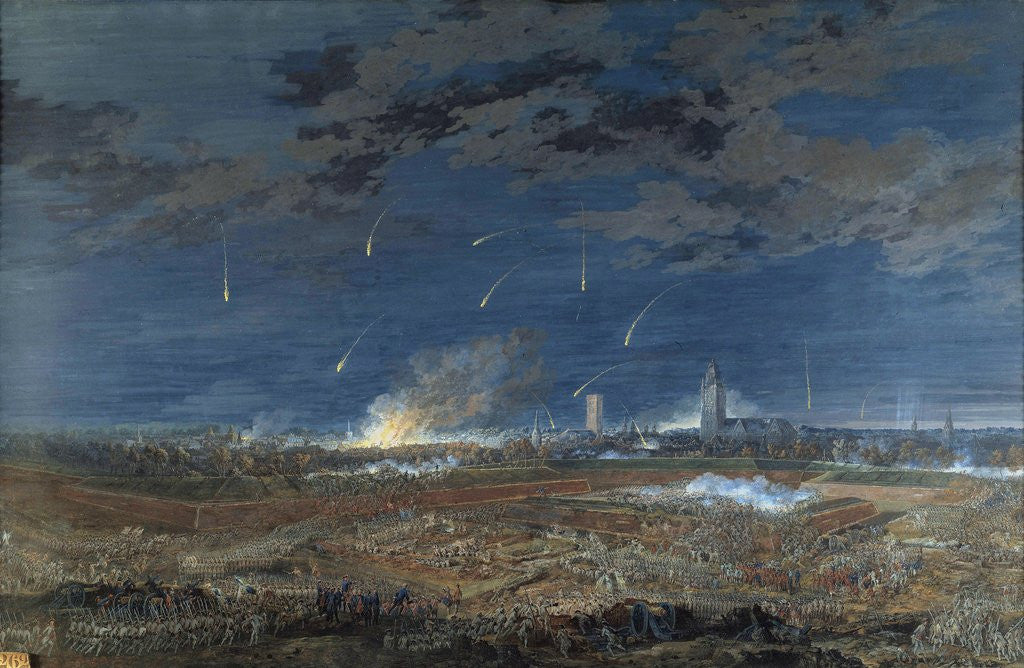 Detail of Storming of Berg-Op-Zoom by Louis Nicolas Van Blarenberghe