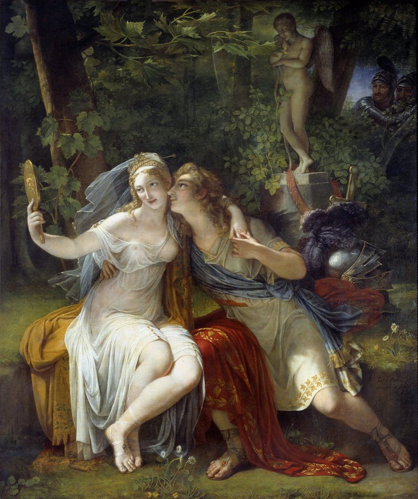 Detail of Rinaldo and Armida by Antoine Ansiaux
