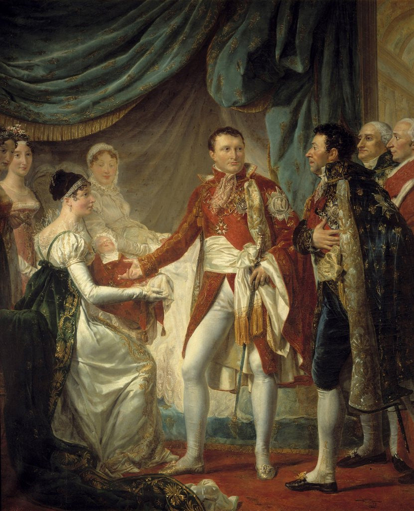 Detail of The presentation of the King of Rome to the dignitaries of the Empire, 1811 by Georges Rouget