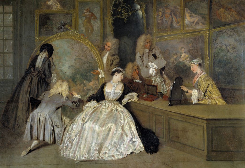 Detail of The choice. Right detail of the 