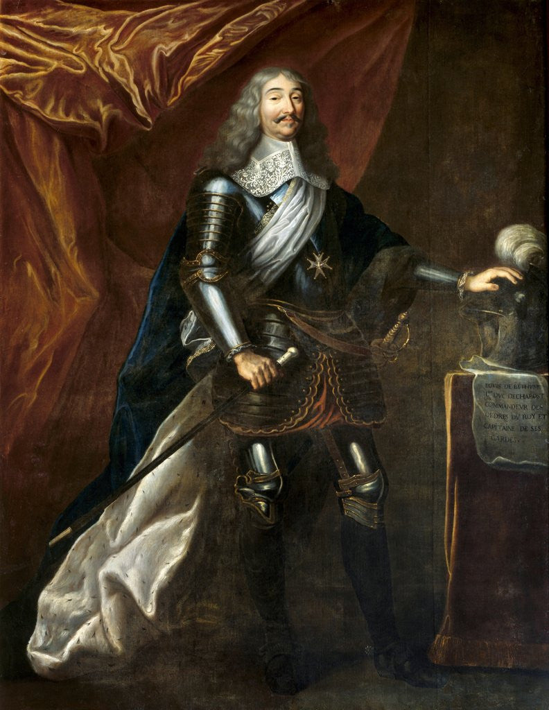 Detail of Portrait of Louis de Bethune (1605-1681) by Anonymous