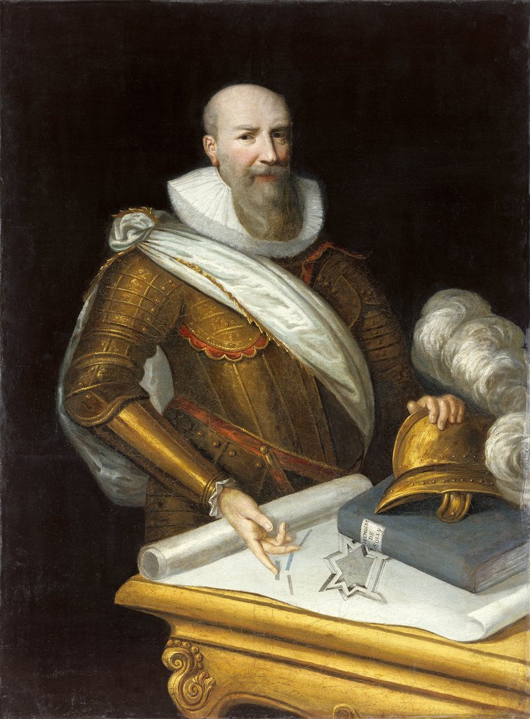 Detail of Portrait of the first Duke of Sully, Maximilien de Bethune by Frans Pourbus the Younger
