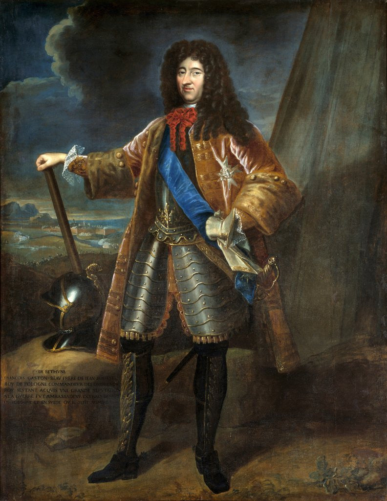 Detail of Portrait of Francois Gaston de Bethune by Anonymous