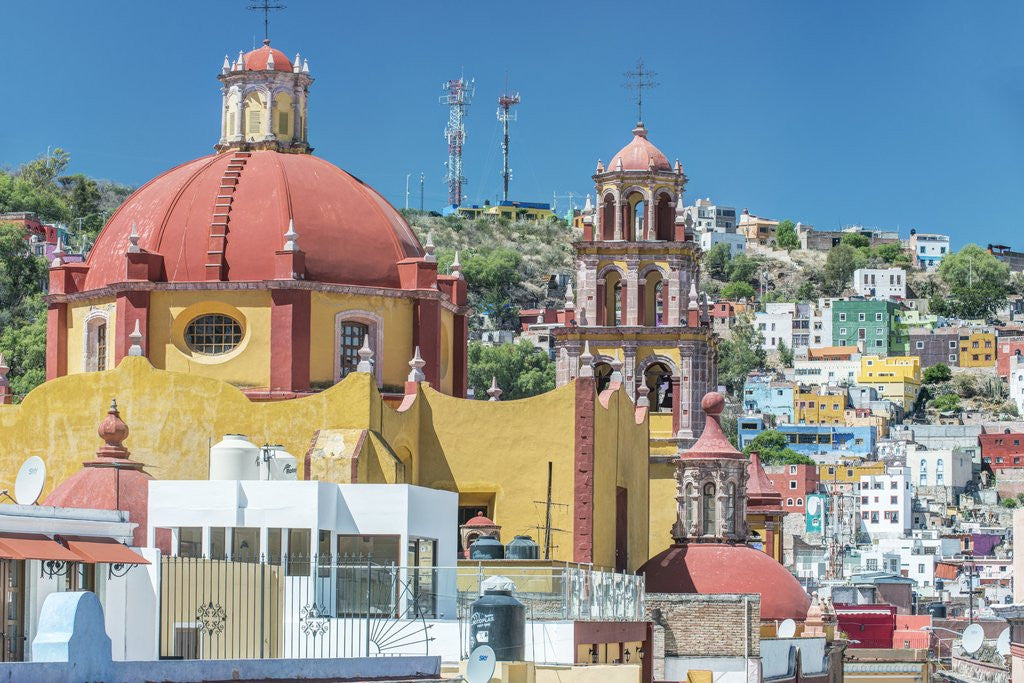 Detail of Rooftop View of Guanajuato by Anonymous