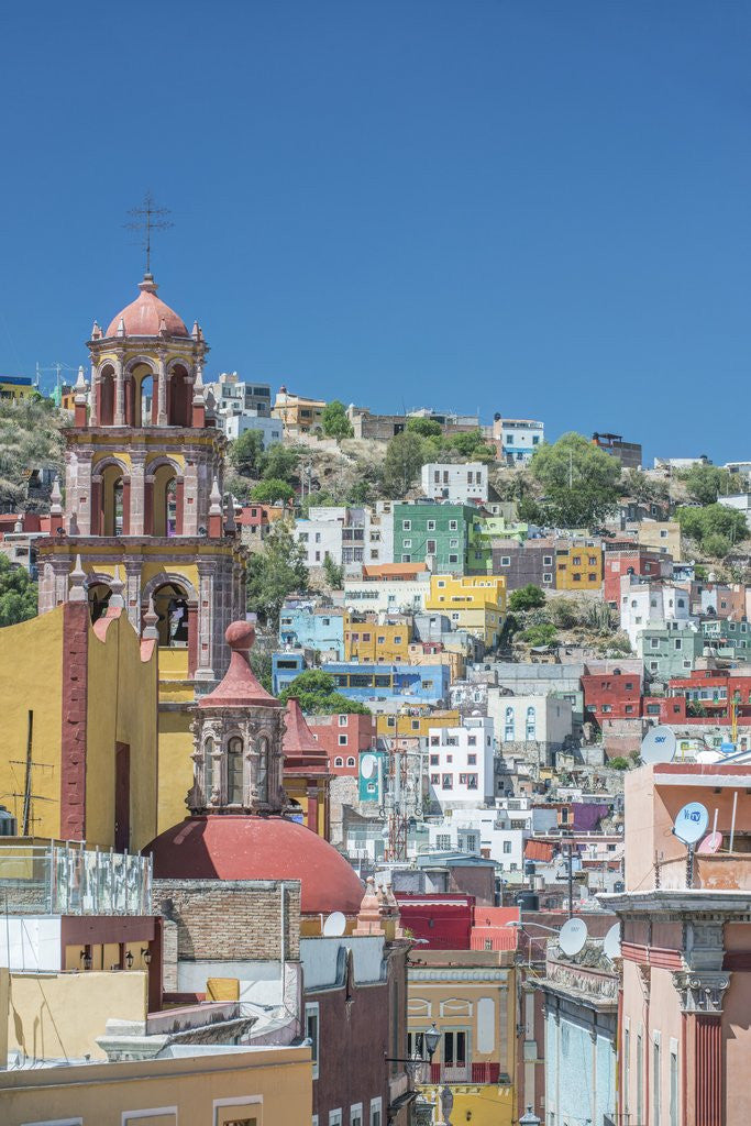 Detail of Rooftop View of Guanajuato by Corbis
