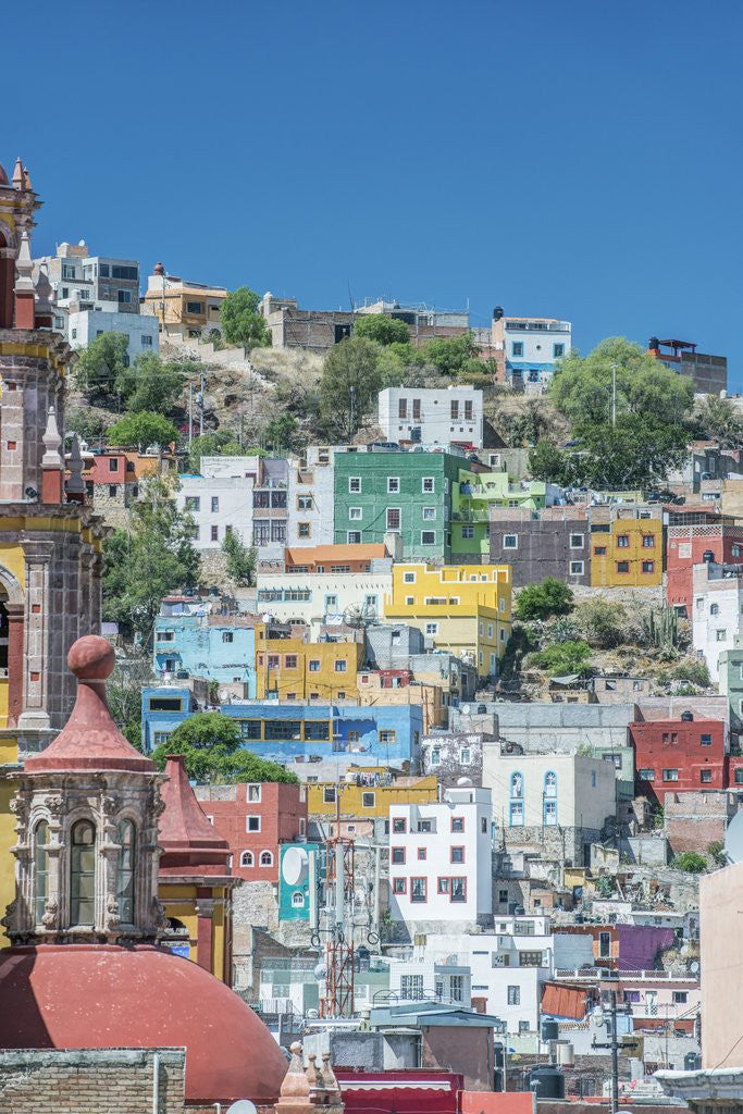 Detail of Rooftop View of Guanajuato by Anonymous