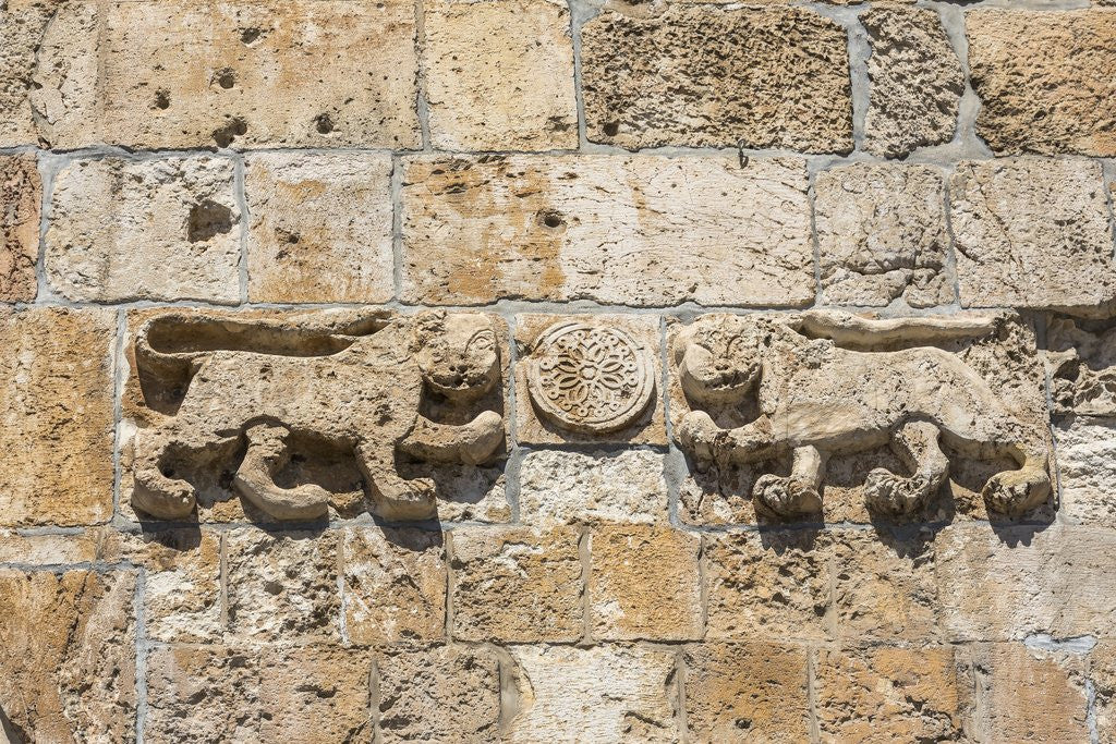 Detail of Old Town, detail of the Lions' Gate (also known as St. Stephen's Gate) by Anonymous