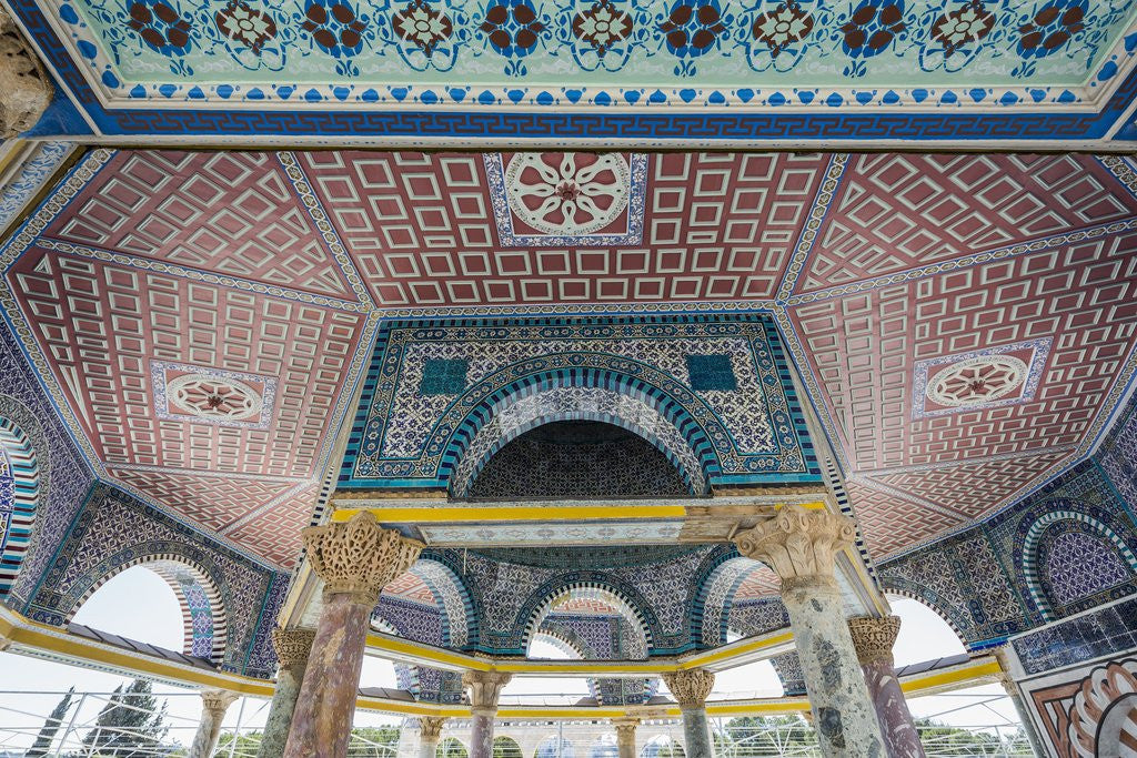 Detail of Old City, Temple Mount, detail of the Dome of the Chain by Anonymous