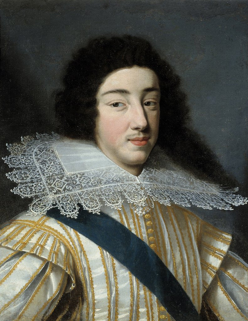 Detail of Portrait of Gaston of Orleans by Anonymous