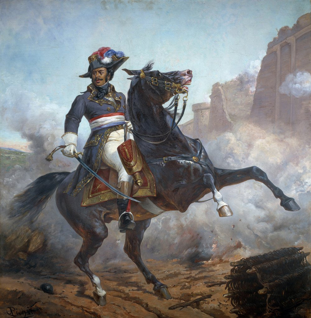 Detail of Portrait of General Dumas by Olivier Pichat