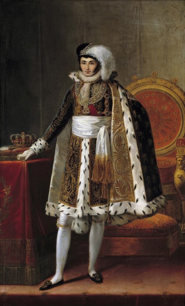 Detail of Full-length portrait of Jerome Bonaparte, King of Westphalia by Anonymous