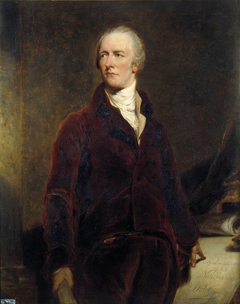 Detail of Portrait of William Pitt - by Georges Healy