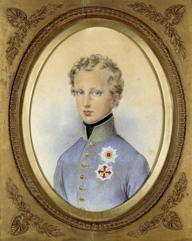 Detail of Portrait of the Duke of Reichstadt - by Johann Nepomuk Ender