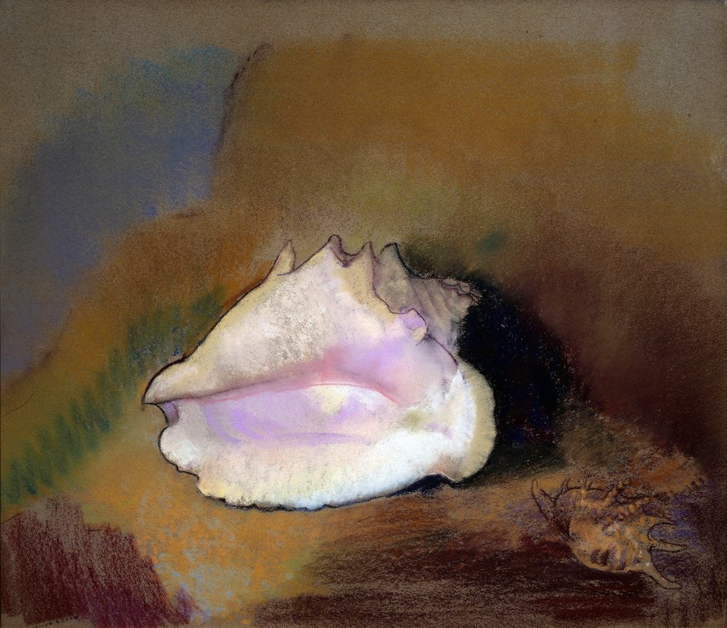 Detail of The Seashell by Odilon Redon