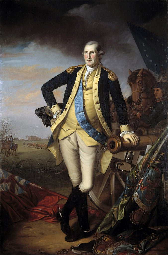Detail of Full-length portrait of George Washington by Anonymous