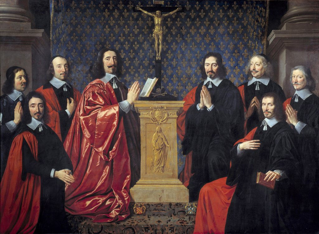 Detail of The Provost of the Merchants and Aldermen of Paris by Philippe de Champaigne