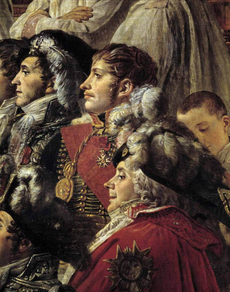 Detail of Detail of The Consecration of the Emperor Napoleon I by Jacques Louis David