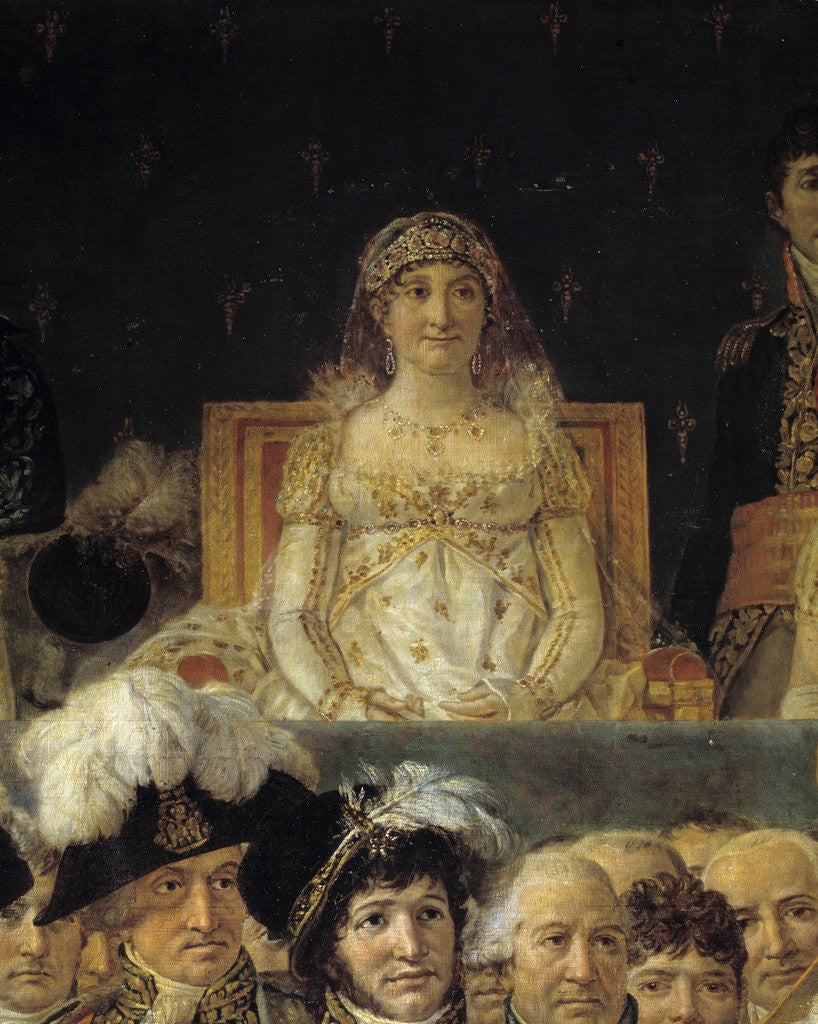Detail of Detail of The Consecration of the Emperor Napoleon I by Jacques Louis David