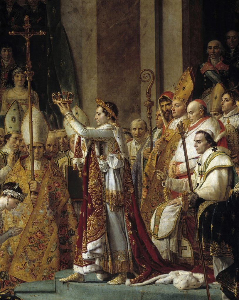 Detail of Detail of The Consecration of the Emperor Napoleon I by Jacques Louis David