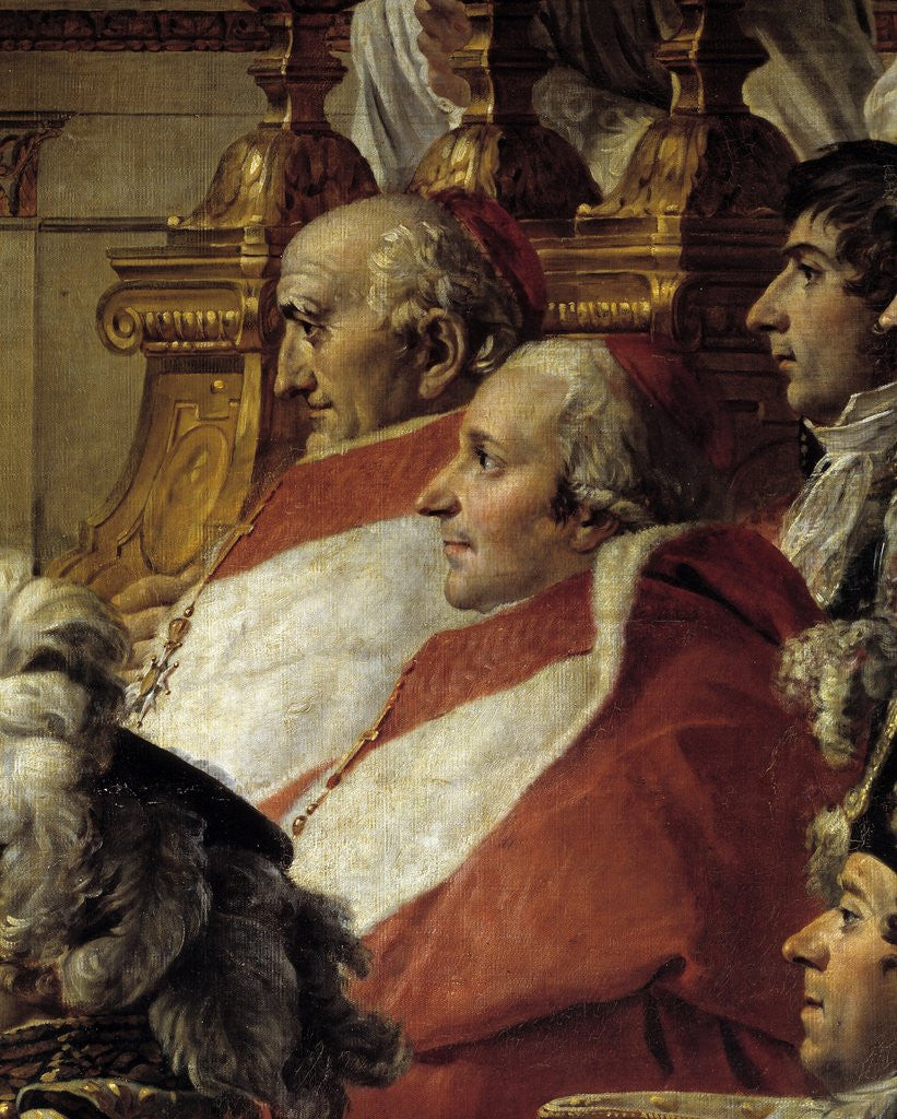 Detail of Detail of The Consecration of the Emperor Napoleon I by Jacques Louis David