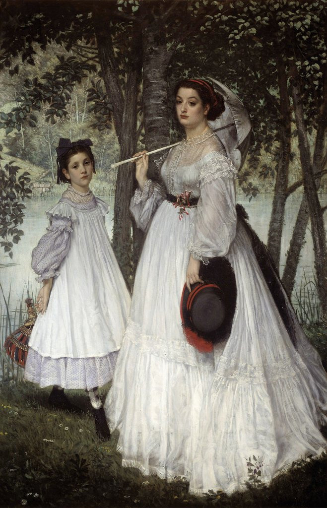 Detail of The Two Sisters by James Tissot