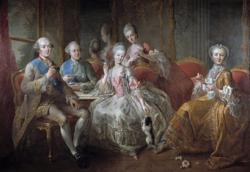 Detail of The Penthievre Family in 1768 by Jean-Baptiste Charpentier