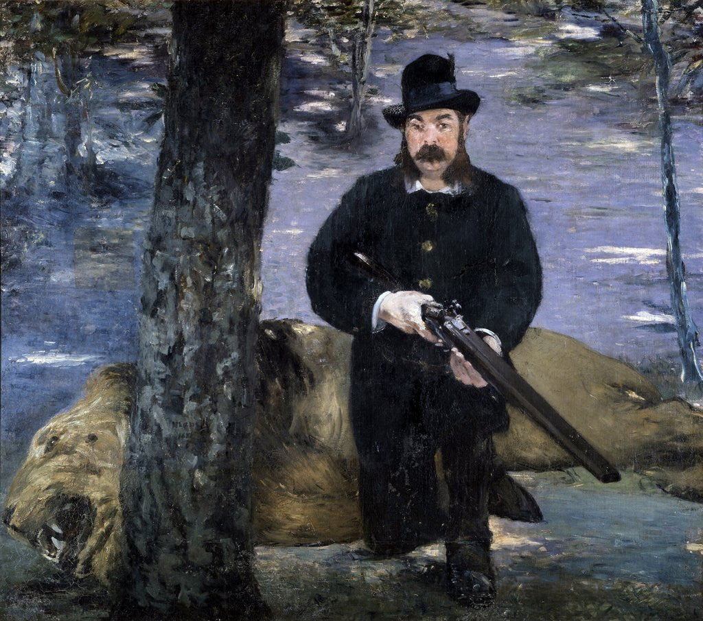 Detail of Monsieur Pertuiset, The Lion Hunter by Edouard Manet