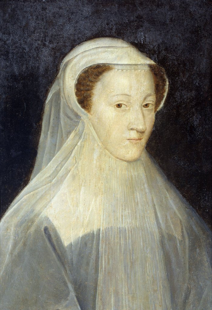Detail of Portrait of Mary Stuart by the studio of Francois Clouet by Anonymous