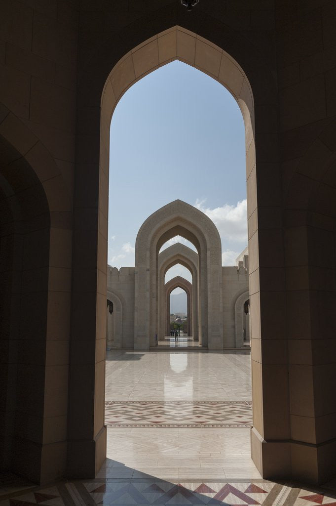 Detail of Sultan Qaboos Grand Mosque in Muscat by Anonymous