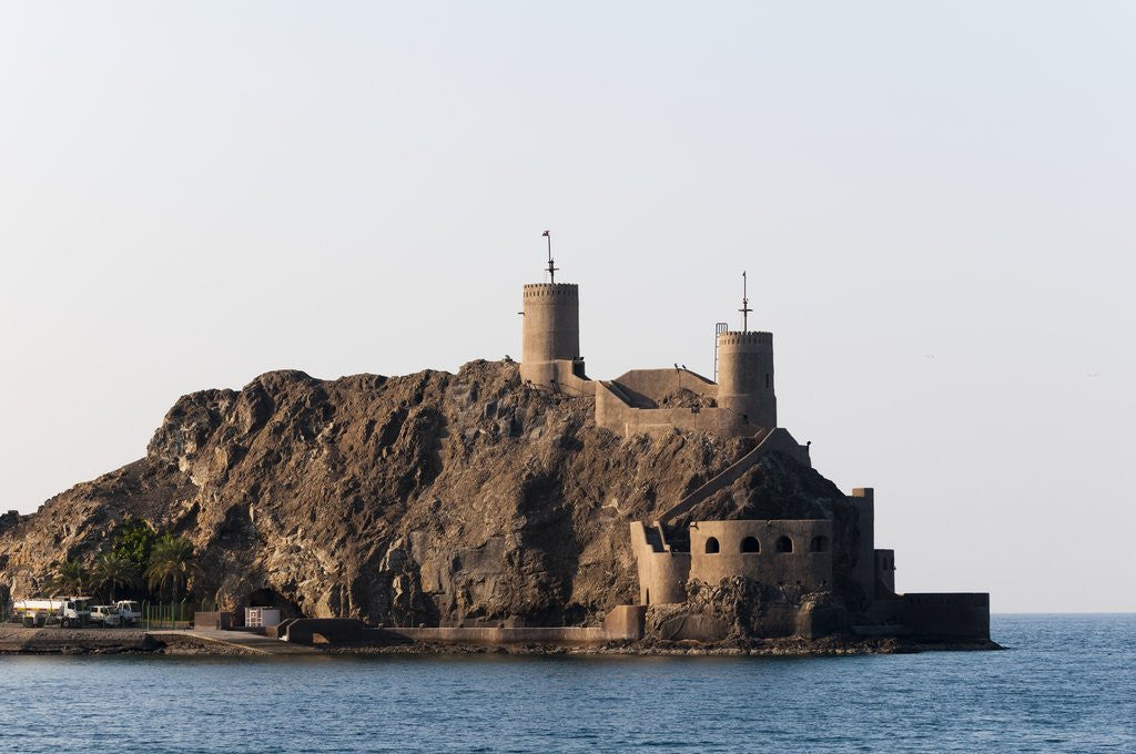 Detail of Towers at the entrance of Sultan Qaboos Palace bay. by Anonymous