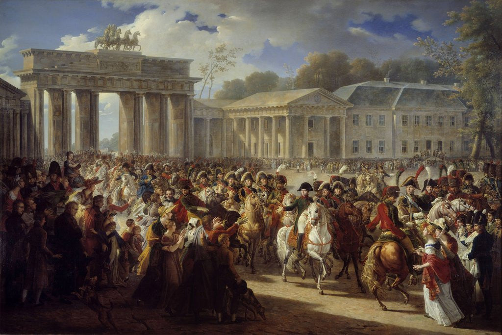 Detail of Entry of Napoleon I into Berlin by Charles Meynier