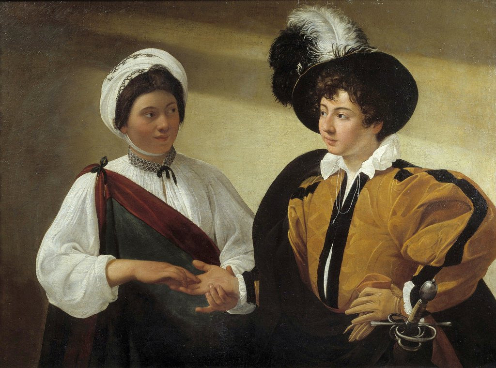 Detail of The Fortune Teller by Caravaggio