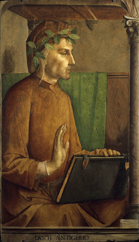 Detail of Portrait of Dante Alighieri by Juste De Gand