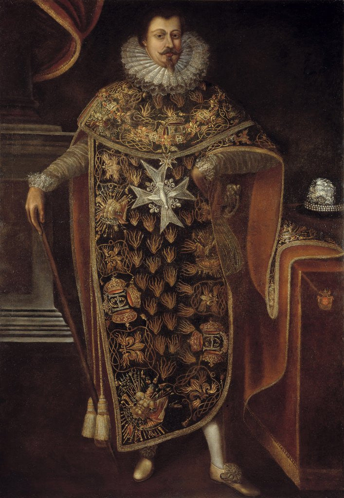 Detail of Portrait of Charles Henri de Clermont Tonnerre by Anonymous