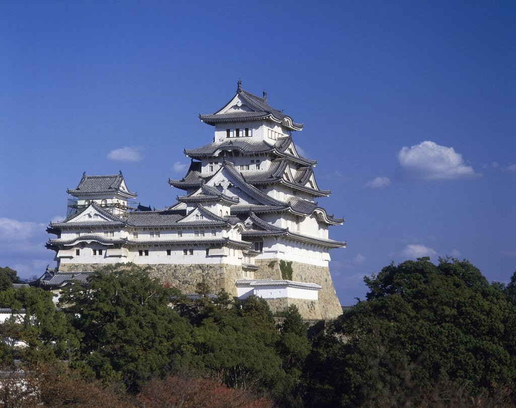 Detail of Himeji Castle, Hyogo, Honshu, Japan by Anonymous