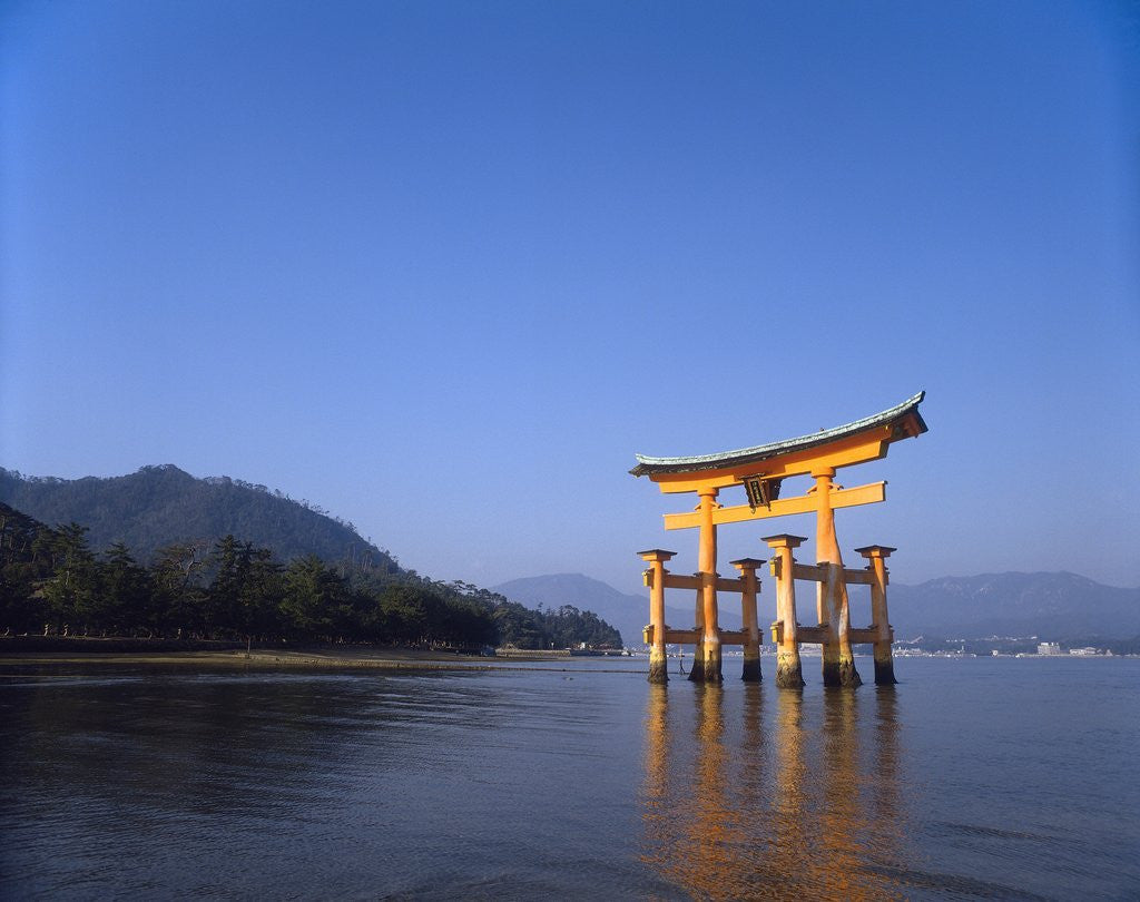 Detail of Torii Gate , Miyajima, Hiroshima, Japan by Anonymous