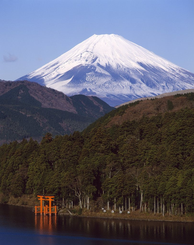 Detail of Lake Ashi , Mount Fuji, Japan by Anonymous