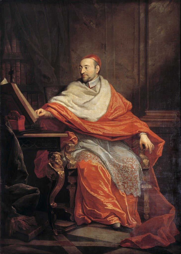 Detail of Portrait of Cardinal Pierre de Berulle by Philippe de Champaigne