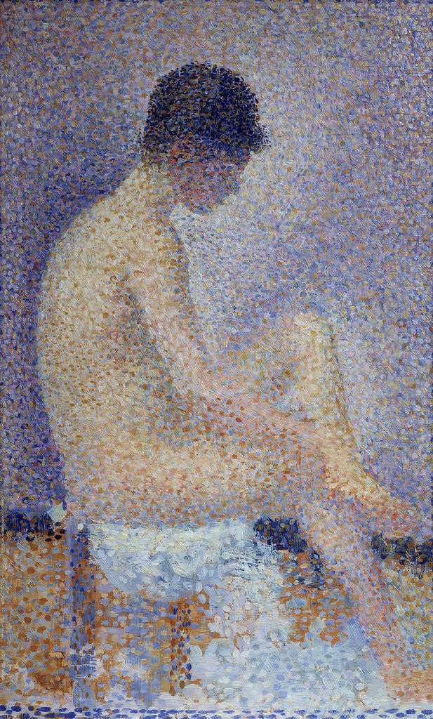 Detail of Model in profile by Georges Seurat