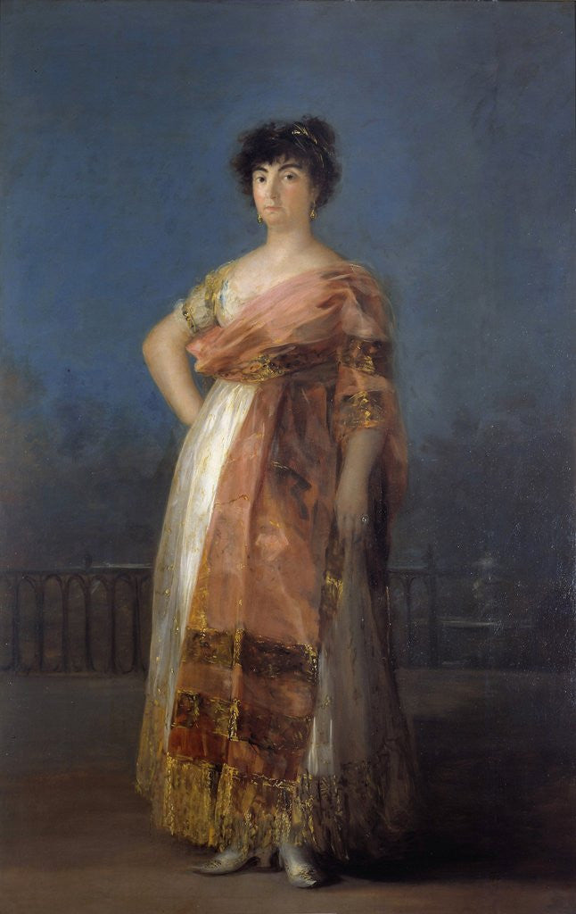 Portrait of La Tirana by Francisco de Goya